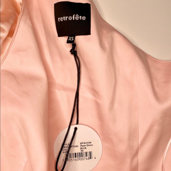 SOLD Revolve Blush One Shoulder Prom Dress - Picture 6 of 8